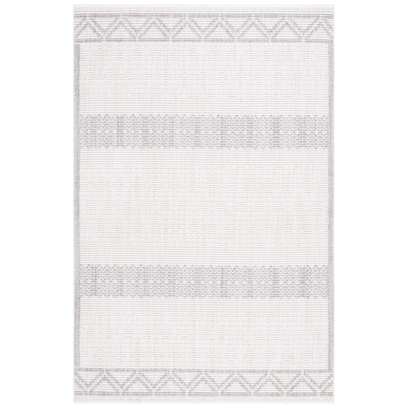 Tapis à chevrons performance performante MSR1908 Martha Stewart, Rectangle 5 pi 3 po x 7 pi 6 po
