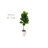 Fiddle Leaf Artificial Tree in White Planter
