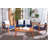 Mondovi Eucalyptus 4 - Person Patio Conversation Set with Cushions-492026777-483043173