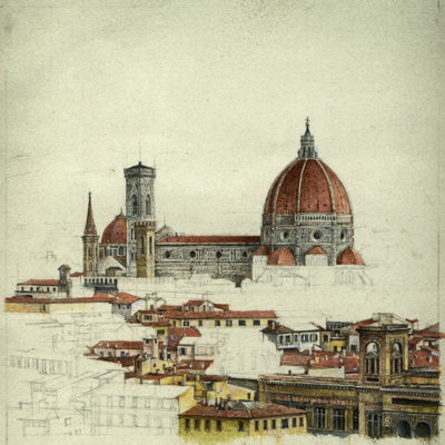 Florence 1 Piece Wrapped Canvas Wall Art