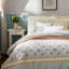 Ensemble d'édredon 9 pièces en percale jaune