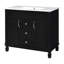 Meuble-lavabo moderne 36 "avec lavabo supérieur