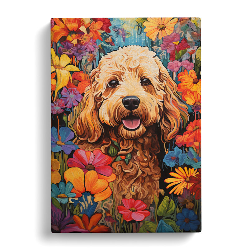 Labradoodle Informel - Wrapped Canvas, 60cm H x 40cm W x 3cm D