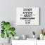 Tomorrow Matthew 6:34 1 Piece Wrapped Canvas Wall Art-1447099575