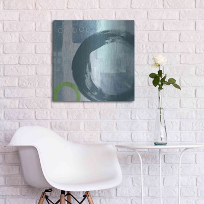 «Blue Circles II» par Linda Woods