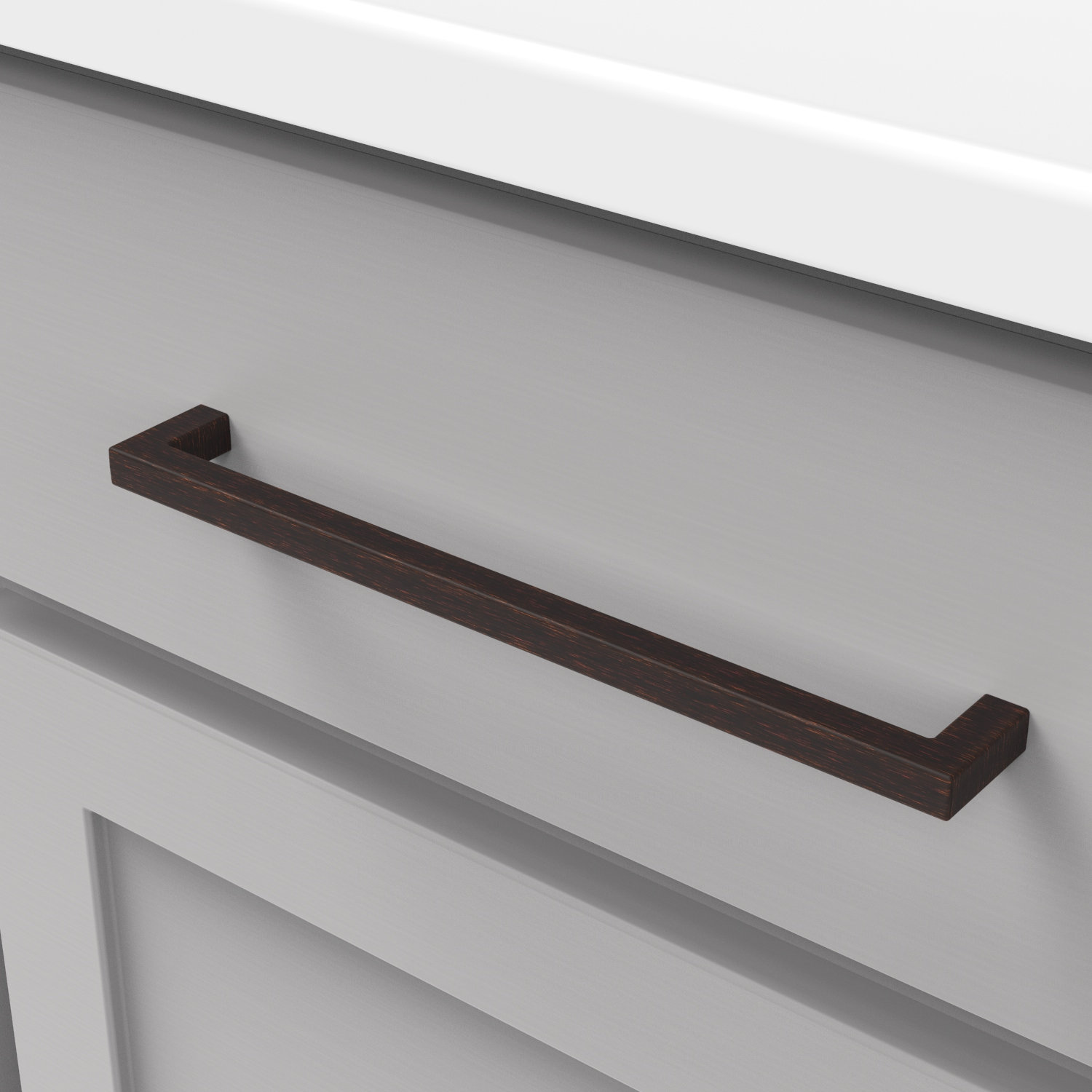 Skylight Cabinet Handle Pull, 8-13/16", Vintage Bronze, 5