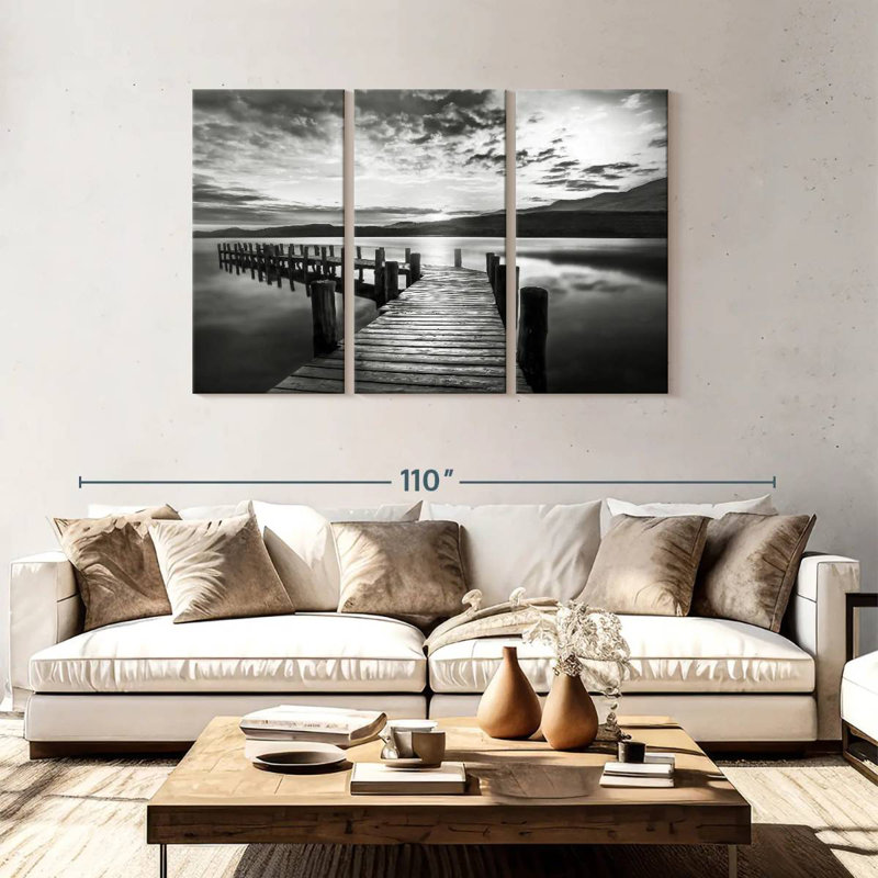 Evening dock Aletra, H 48 po x l 74 po