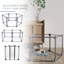 Enclos pour chien transparent, enclos pour animaux transparents, parc à 6 panneaux ajustable-90630757
