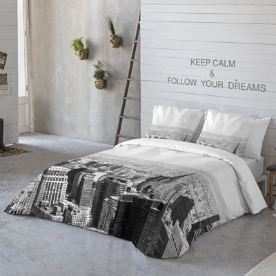 Gouchee Home NYC King 3pc Cotton Duvet Cover Set