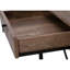 Bureau d'ordinateur, bureau personnel, ordinateur portable, tiroirs de rangement, L 48 po, travail, métal stratifié, transitionnel-670636873