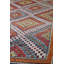 Tapis unique framboise / rouge / tangerine / bleu 6 pi 6 po x 11 pi 6 po Jijim