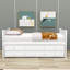 Lit plateforme simple avec lit gigogne et tiroirs-2049905468