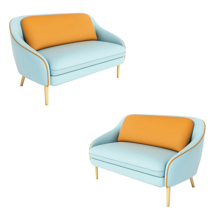 Banc rembourré en similicuir Simple Fashion Cafe
