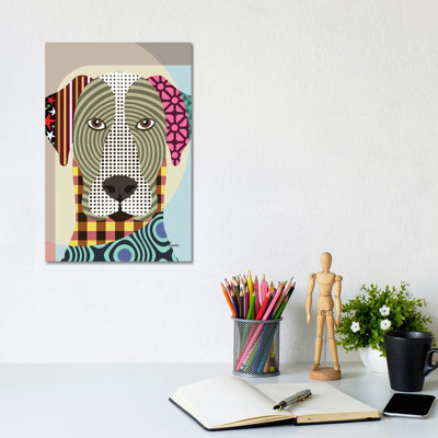 Great Dane by Lanre Studio - Wrapped Canvas Gallery-Wrapped Canvas Giclée