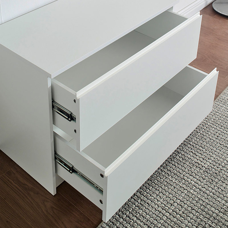 Devi White Wall Mounted Wood Closet System, White