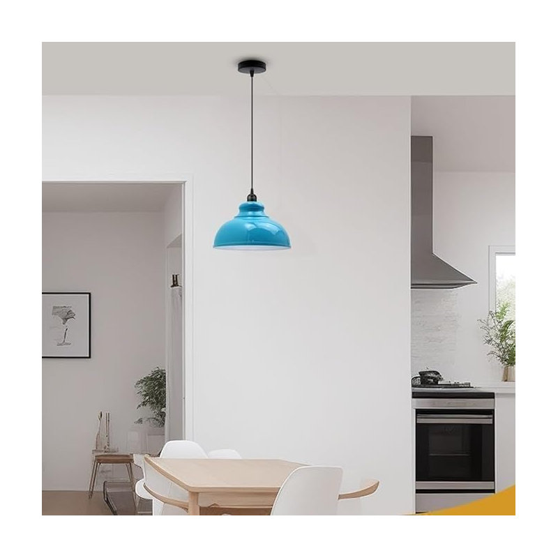 Ensemble de 2 luminaires suspendus Modern Modern, Bleu