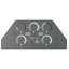 Café 36" Smart Electric Cooktop-437706894