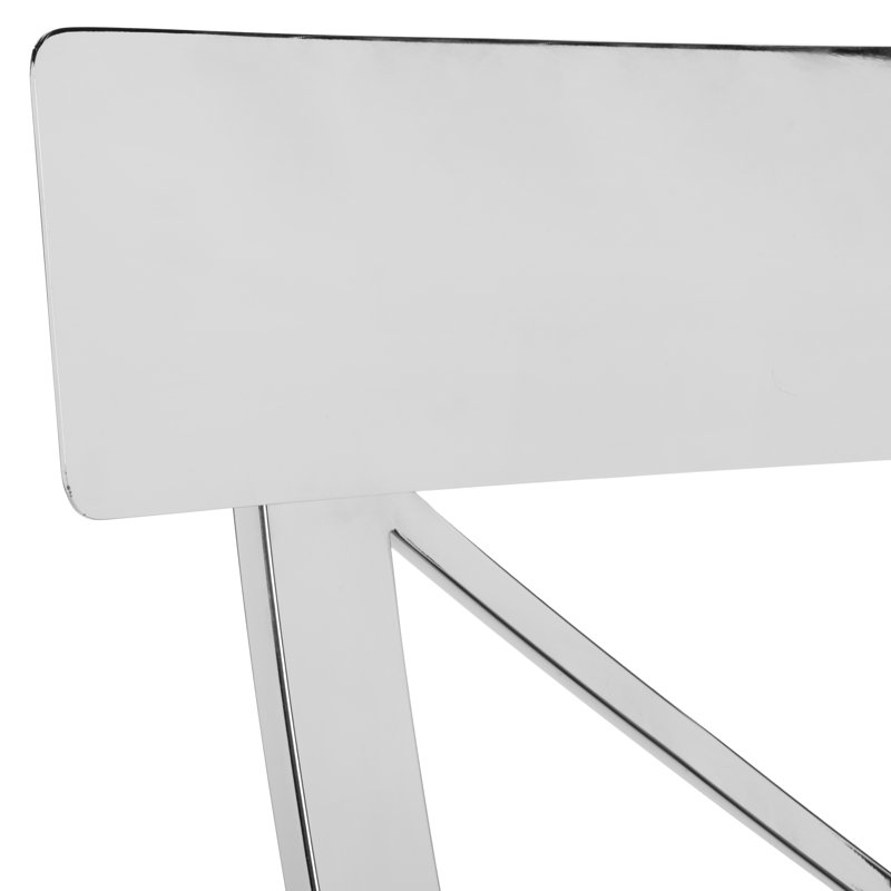 Chaise d'appoint Chromium, Noir