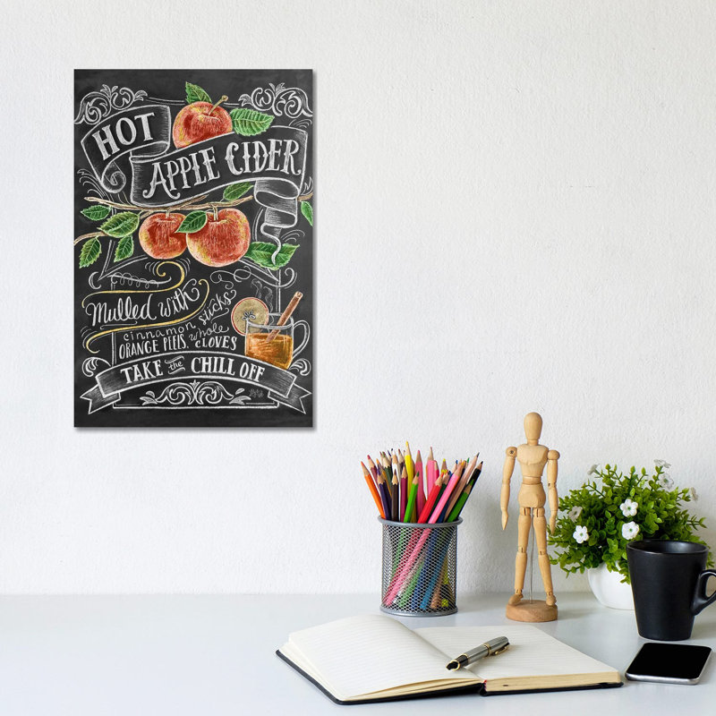 Hot Apple Cider Recipe by Lily & Val - Wrapped Canvas Gallery-Wrapped Canvas Giclée, 30.48cm H x 20.32cm W