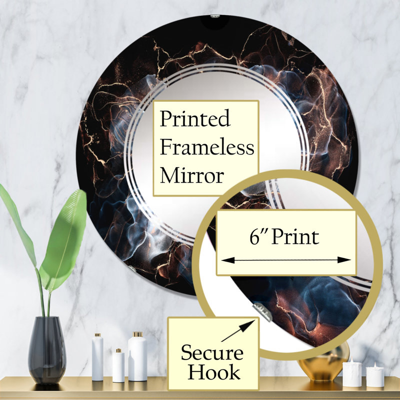 Miroir de salle de bain sans cadre, 32 po x 32 po
