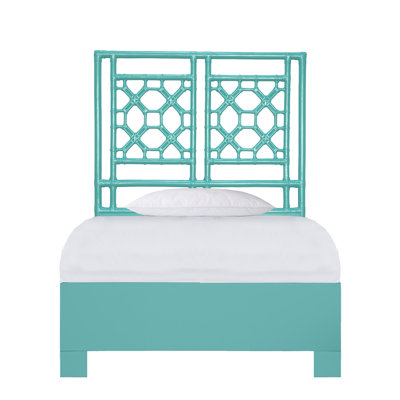 Lattice Back Platform Bed