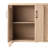Farmhouse Style 4-Door Cabinet With  Distressed Finish, A Rustic Accent For Entryways Or Small Spaces-1432042032
