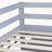 Grey Rubber Wood Watsons Loft Bed With Drawer Cabinet, Shelving, Pull-Out Desk, Safety Guardrail, And Ladder-1759797858