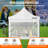 10 Ft. W x 10 Ft. D Metal Party Tent Canopy-88470817