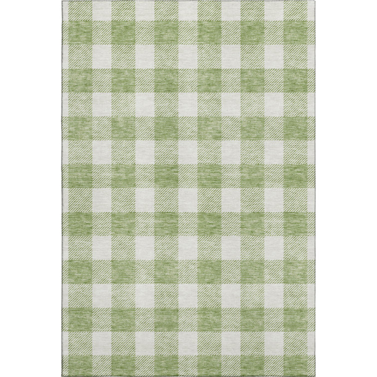 Premium Machine Washable Prisco Aloe Rug