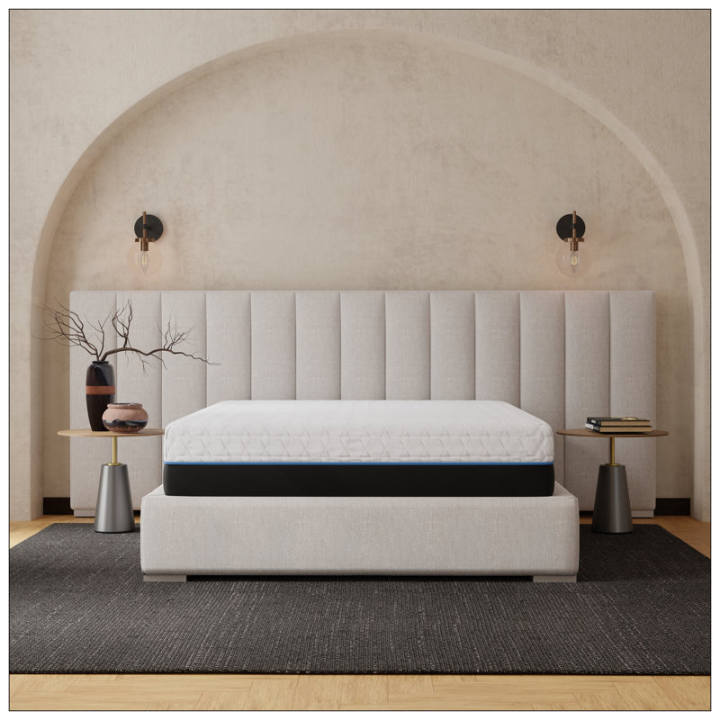 Matelas en mousse viscoélastique infusée 12 po, Simple extra long