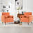 Chenille Cloud Couch, Single Accent Chaise Sofa Couch With Arms, Upholstered Comfy Lazy Sofa Chair, Fixed Leisure Cushion Chair For Living Room, Bedroom-23549982