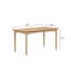 Ensemble repas 5 pièces Solace avec chaises courbées-22406866-20084591