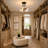 Modern 3 - Light Ripple Glass Flush Mount Ceiling Light
