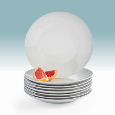 Tabletops Gallery 10.5" Round Dinner Plates Value Pack
