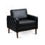 Fauteuil 34,25 po en similicuir capitonné-1259795058
