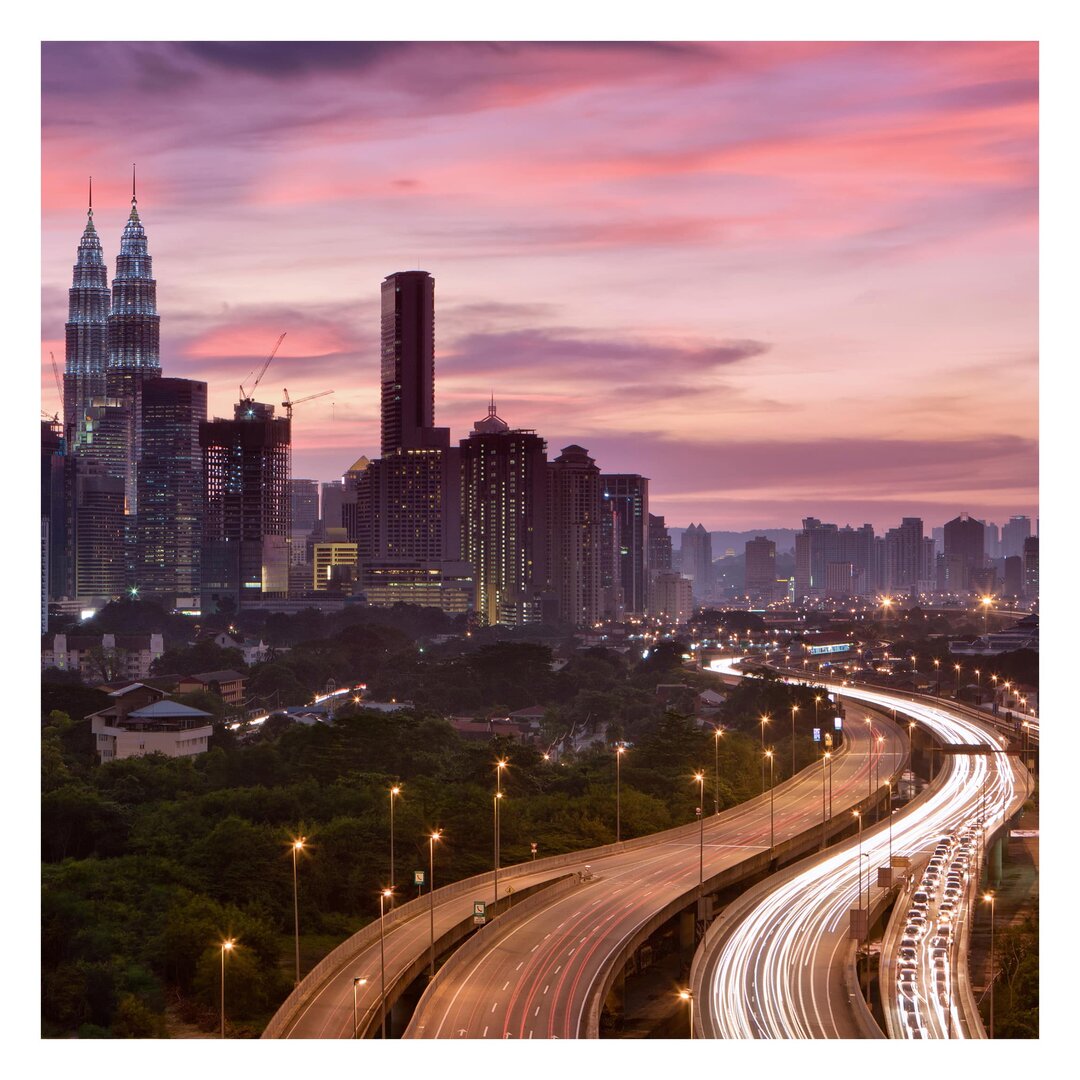 Matt Fototapete Kuala Lumpur 1,92 m x 192 cm