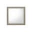 Miroir à finition gris clair
