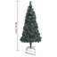 5.91' H Lighted Artificial Christmas Tree