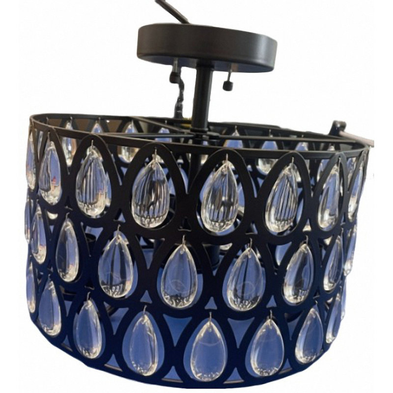 Plafonnier cylindrique semi-encastré Jonluke