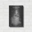 «Soap Distributeur Blueprint Vernis Chalkboard», art mural en métal, 16 po x 24 po-552543840