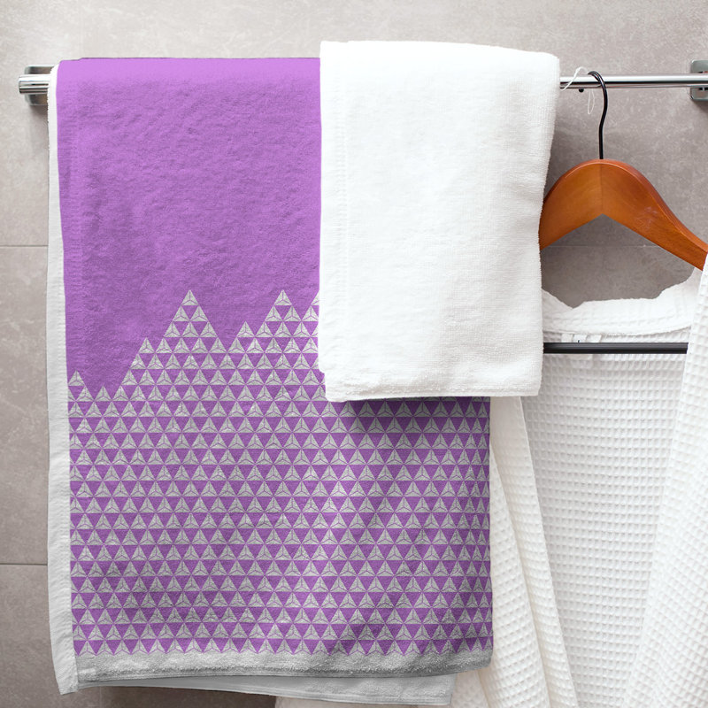 Serviette de bain Mountain, Violet