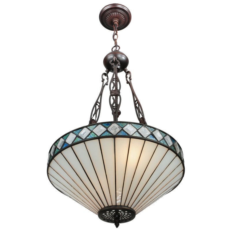 Luminaire suspendu pour bol 2 lumières unique