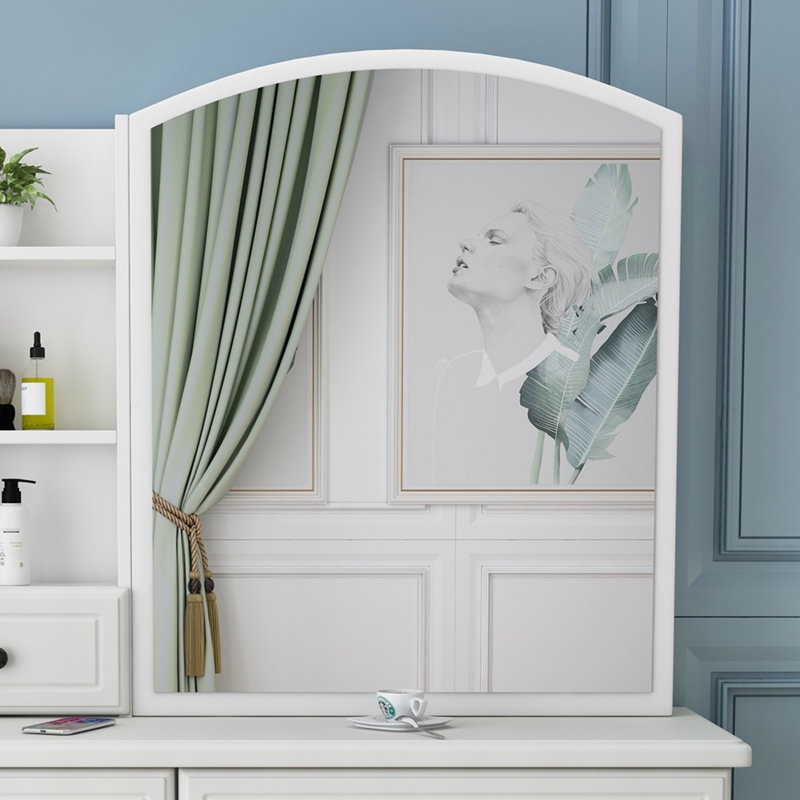 MIRROR FOR MAKEUP TABLE, Multiple Storage Space