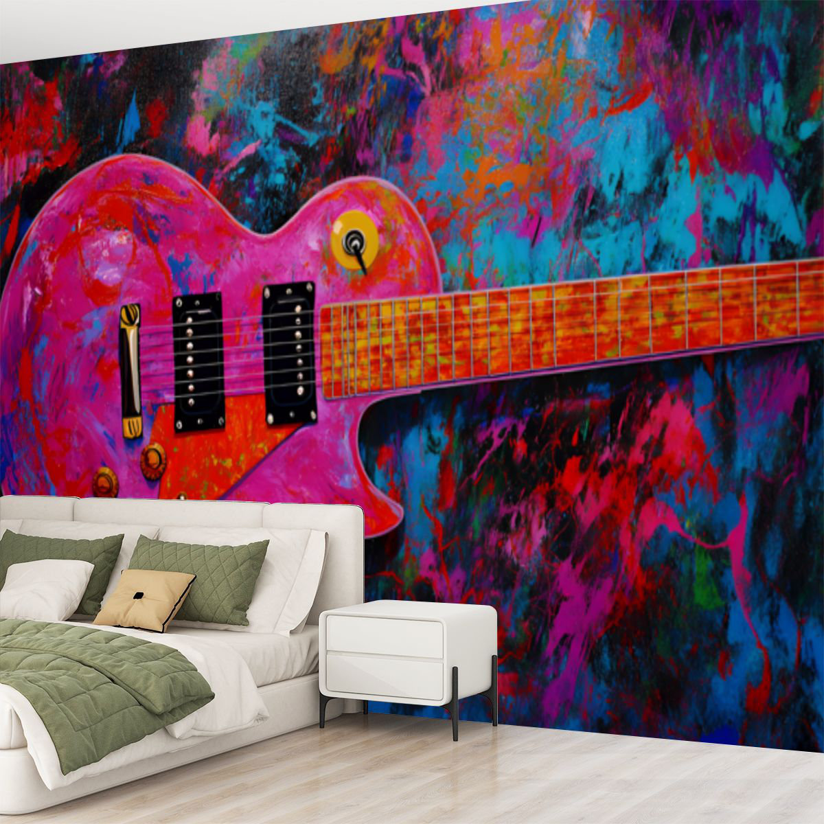 Lark Manor™ Peel and Stick Canvas Wallpaper Wall Mural Graffiti ...