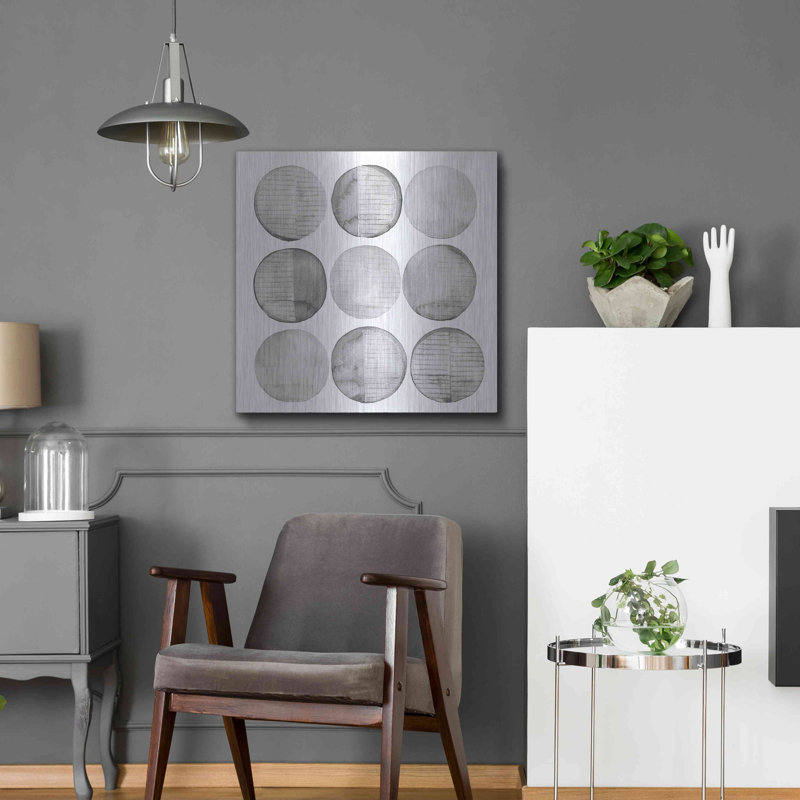 «Soft Circles I» par Grace Popp, H 24 po x l 24 po