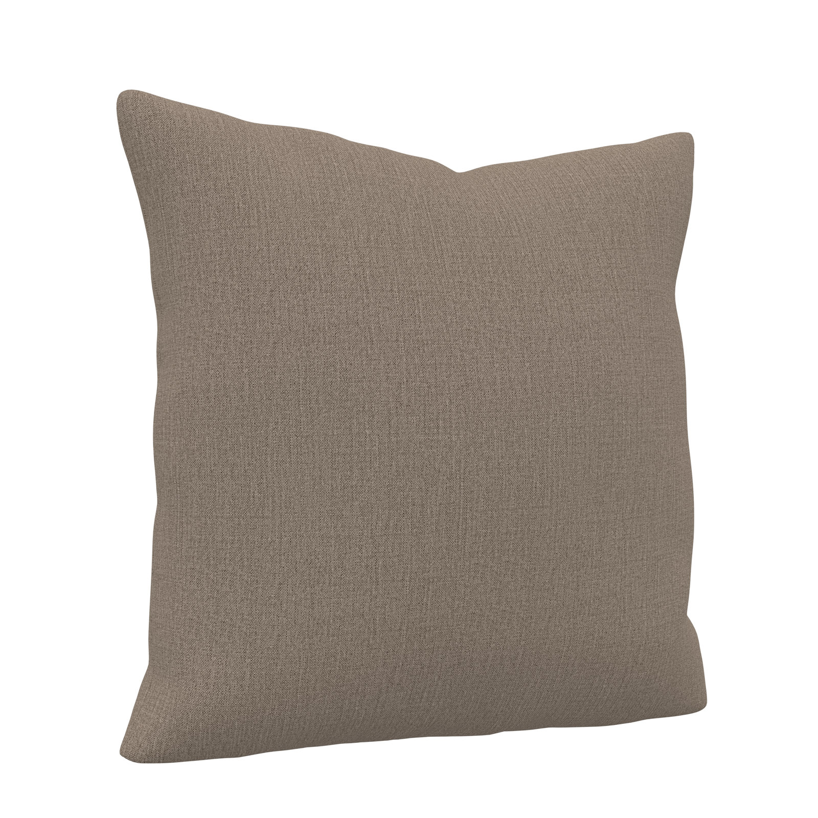 Indoor/Outdoor Throw Pillow, Square 24", Cast Shale Sunbrella® Plainweave