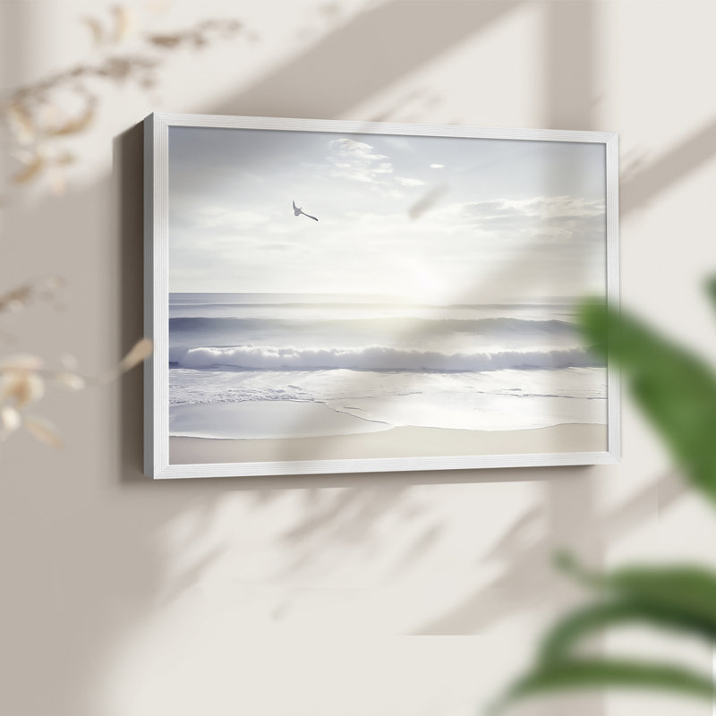 Nautical Series-LXXIII -Framed Print - Restickable, Blanc, H 16 po x l 20 po