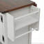 Chariot de rangement pour îlot de cuisine 54 "avec rallonge, prise de courant Farmhouse-244680258