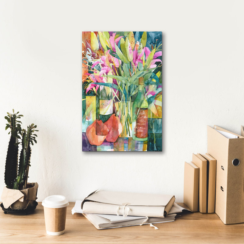 Art mural sur toile Winston Porter «Kaleidescope» par Annelein Beukenkamp, H 18 po x l 12 po x P 0,75 po