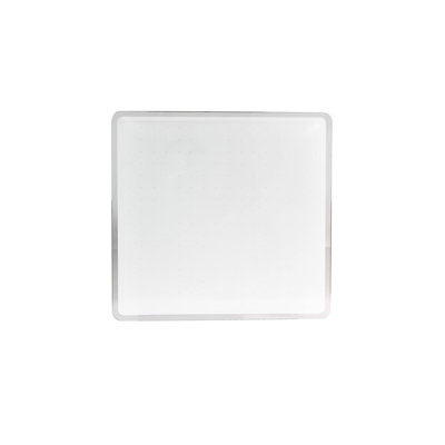 Viztex Glacier White Multi-Purpose Grid Glass Dry Erase Board -14" x 14"